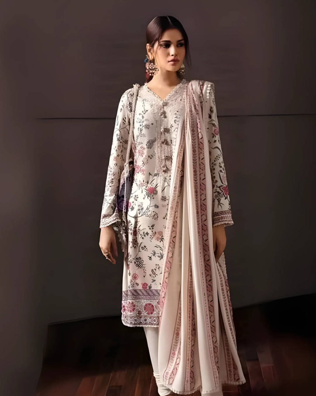 Chirenza Blush Garden Karandi 3 Piece