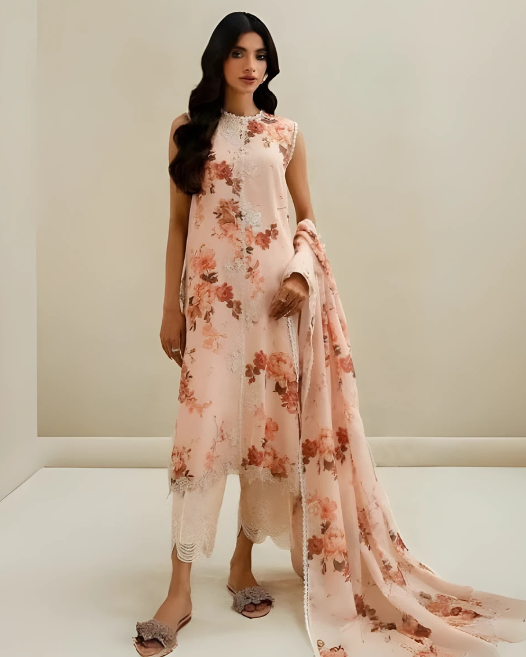 Chirenza Dusty Rose Karandi 3 Piece