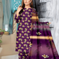 Chirenza Plum Orchid 3 Piece Premium Digital Doria Linen Suit