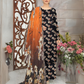 SAYA Noir Sunset Digital Premium Viscose Linen 3-Piece Suit