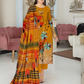 Kashish Amber Glow Digital Premium Viscose Bana Dora 3-Piece Suit