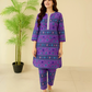 Chirenza Amethyst Bloom Digital Premium Khaddar 2 Piece