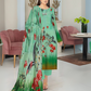 Kashish Aqua Bloom Digital Premium Viscose Bana Dora 3-Piece Suit