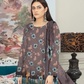 Chirenza Premium Grey & Teal Floral Viscose Suit 3 Piece Embroidered Set
