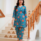 Chirenza Aqua Bloom Digital Premium Khaddar 2 Piece
