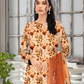 SAYA Autumn Glow Digital Premium Viscose Linen 3-Piece Suit