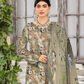 SAYA Olive Mist Digital Premium Viscose Linen 3-Piece Suit