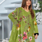 Chirenza Fresh Lime Premium Digital Khaddar 3-Piece