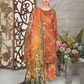 SAYA Sunset Bloom Digital Premium Viscose Linen 3-Piece Suit