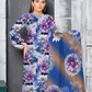 Chirenza Royal Bloom 3 Piece Premium Digital Doria Linen Suit